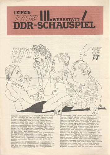 Iii werkstatt ddr schauspiel - iii., ddr-schauspiel