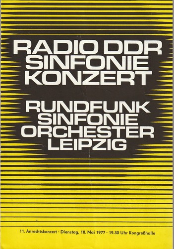 Programmheft radio ddr - programmheft,
