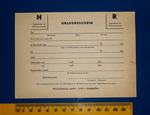 Original ddr nva blanko - ddr,