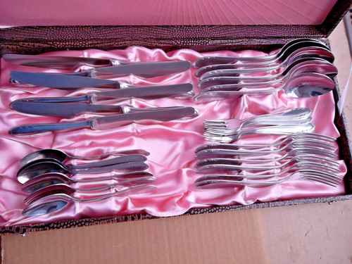 Ddr besteckkasten mit 30 - mit,