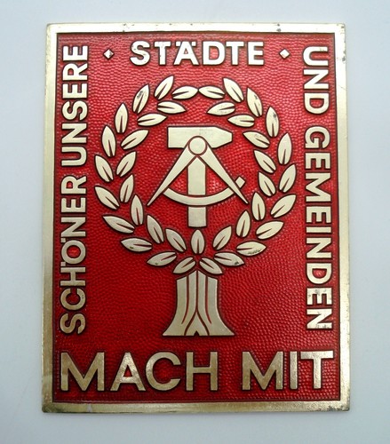 Ddr naw auszeichnung plakette - auszeichnung,