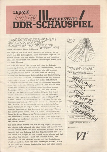 Iii werkstatt ddr schauspiel - iii.,