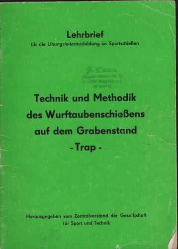 Technik und methodik des - technik,